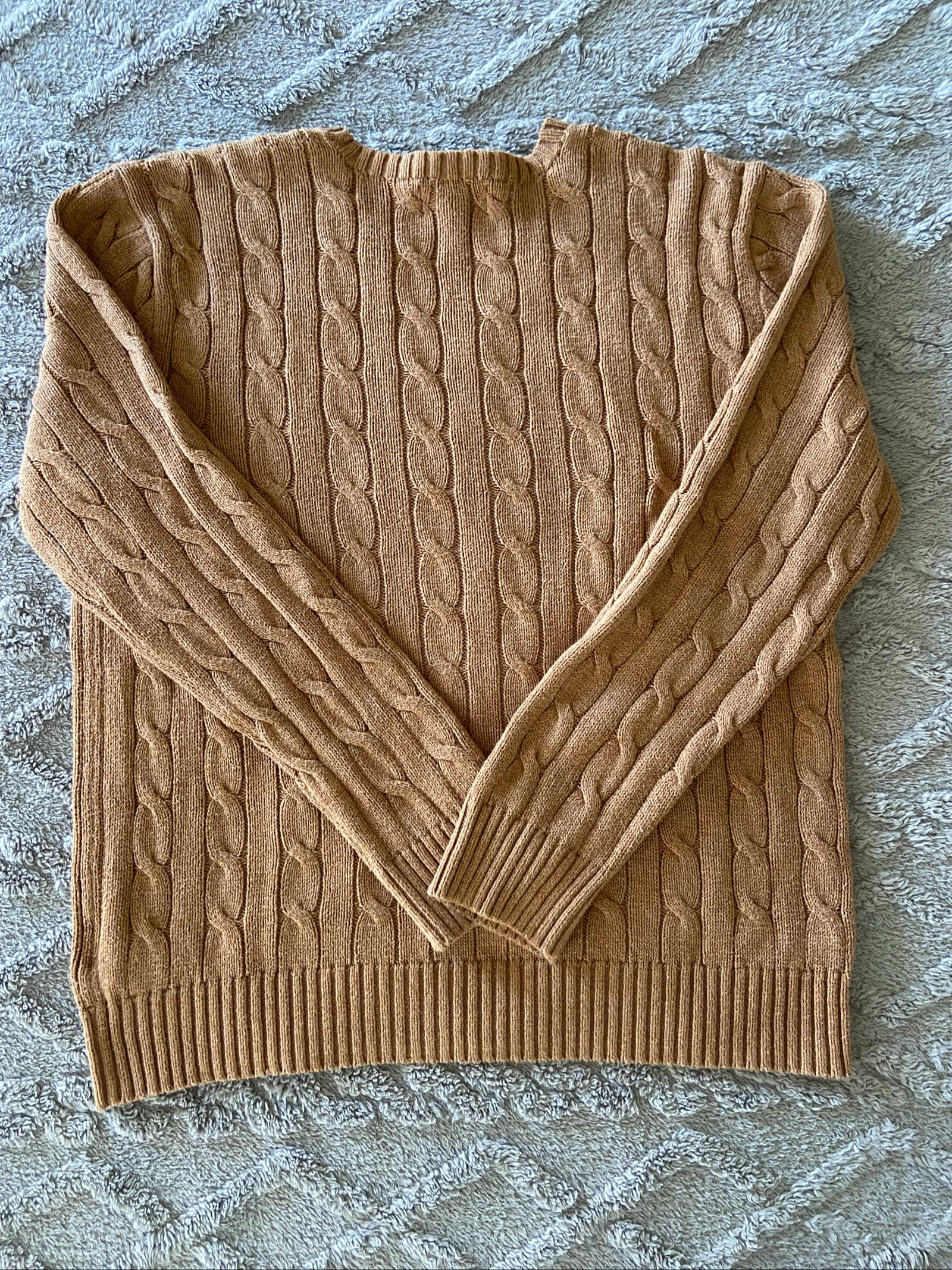 Polo Ralph Lauren Twisted Sweater – Beige – Size M – photo 5